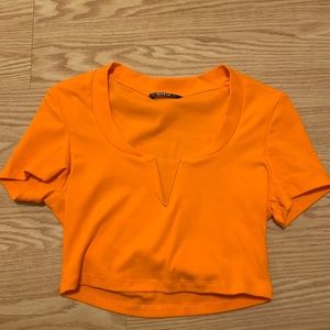 Shein Neon orange top